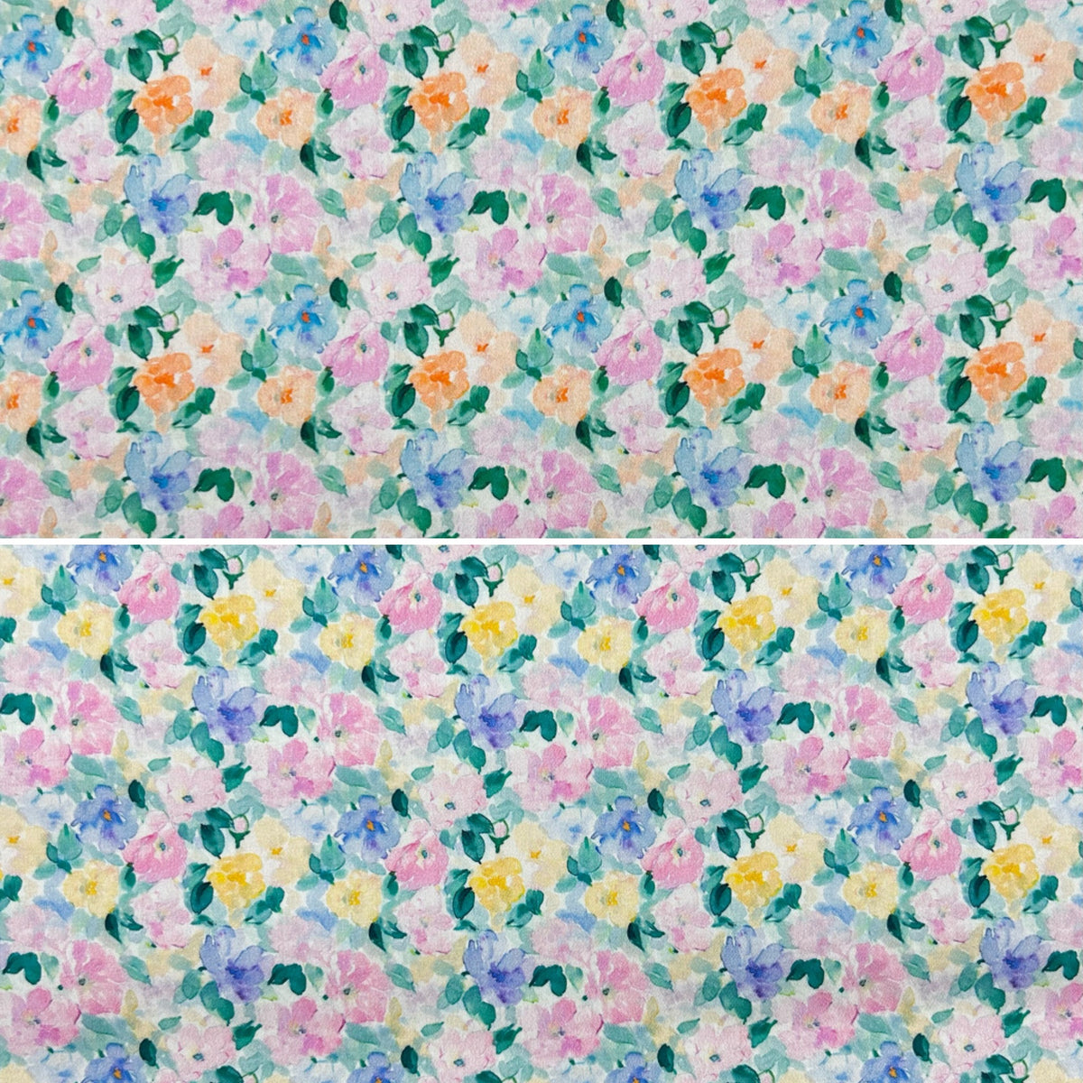 Gentle Blooms Cotton Sateen Fabric