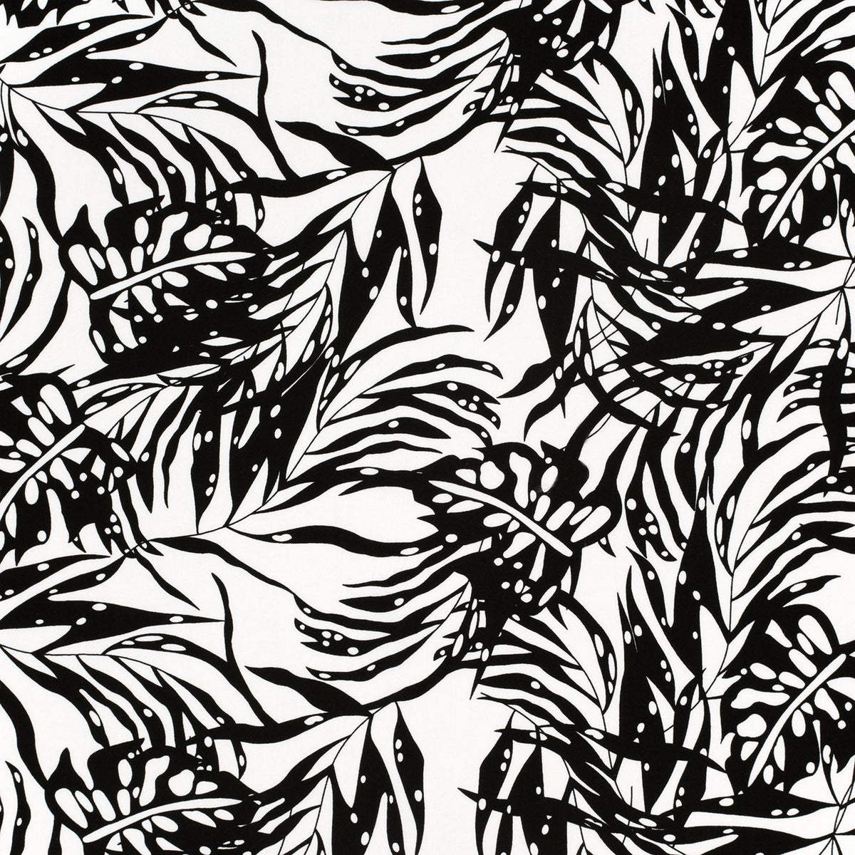 Leafy Escape Bamboo Poplin Fabric