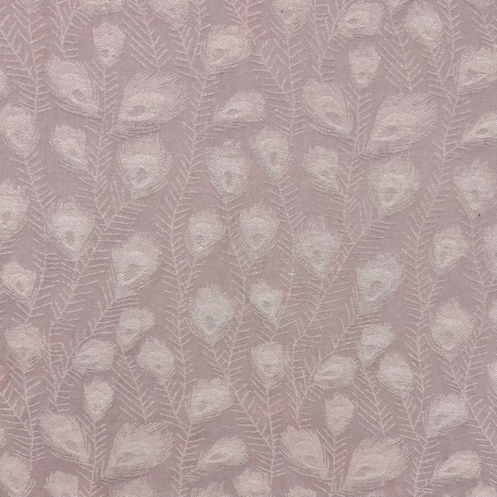 Feather Leaves Linen Viscose Fabric