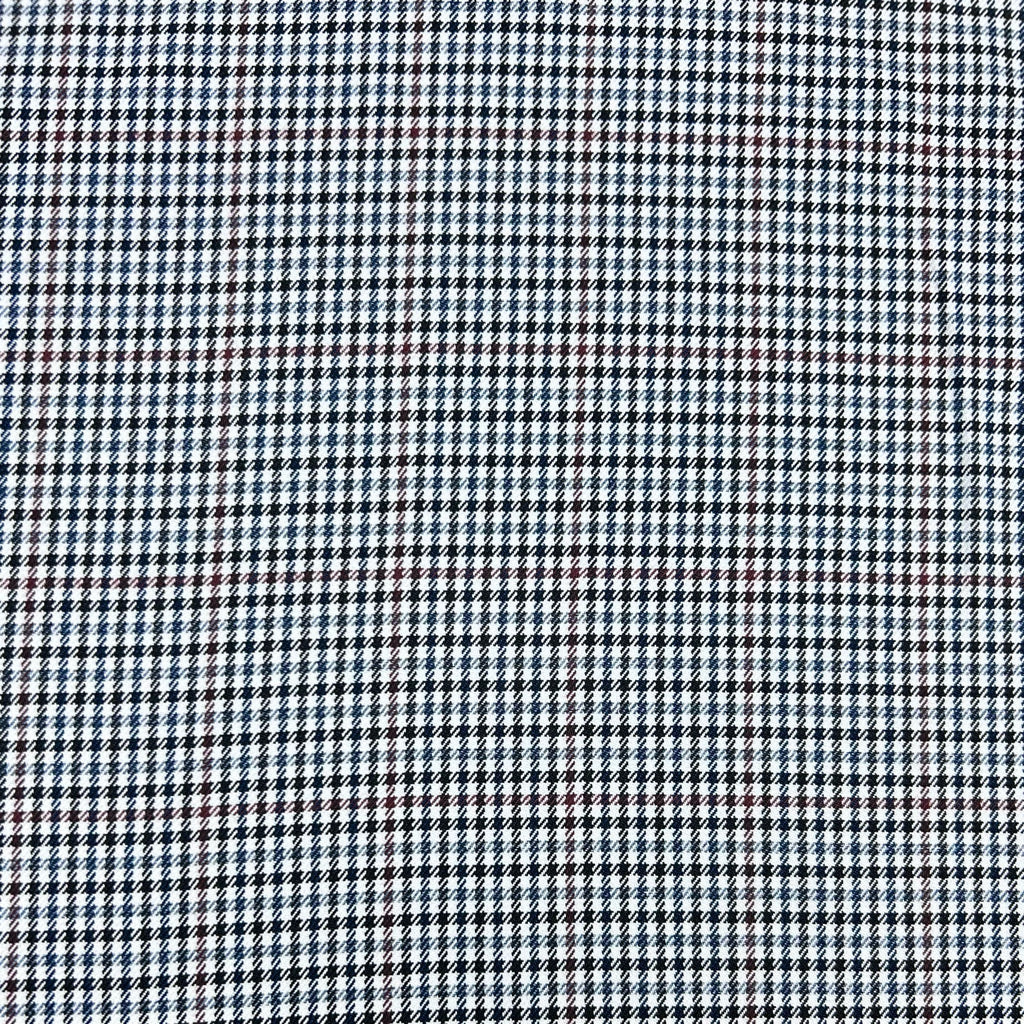 Mini Check Suiting Fabric - Pound Fabrics