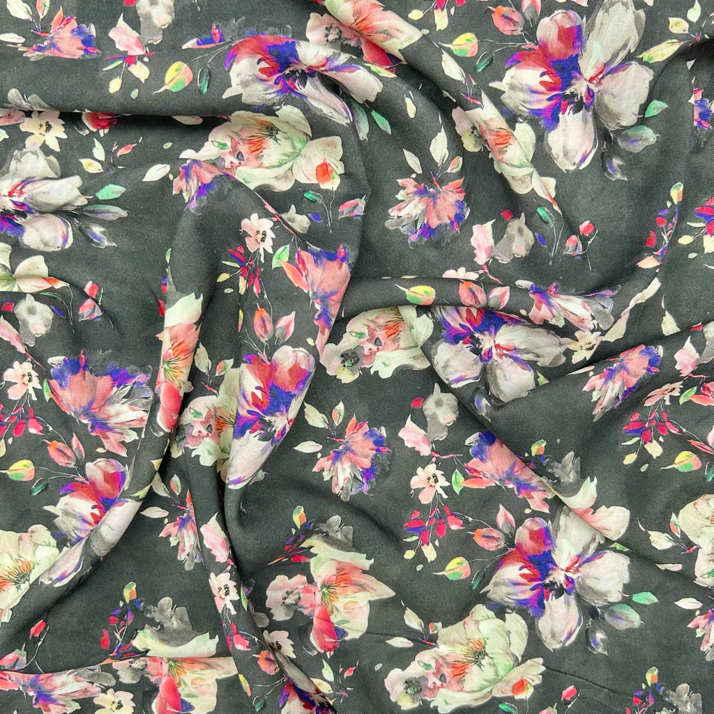 Mystic Petal Viscose Challis Fabric