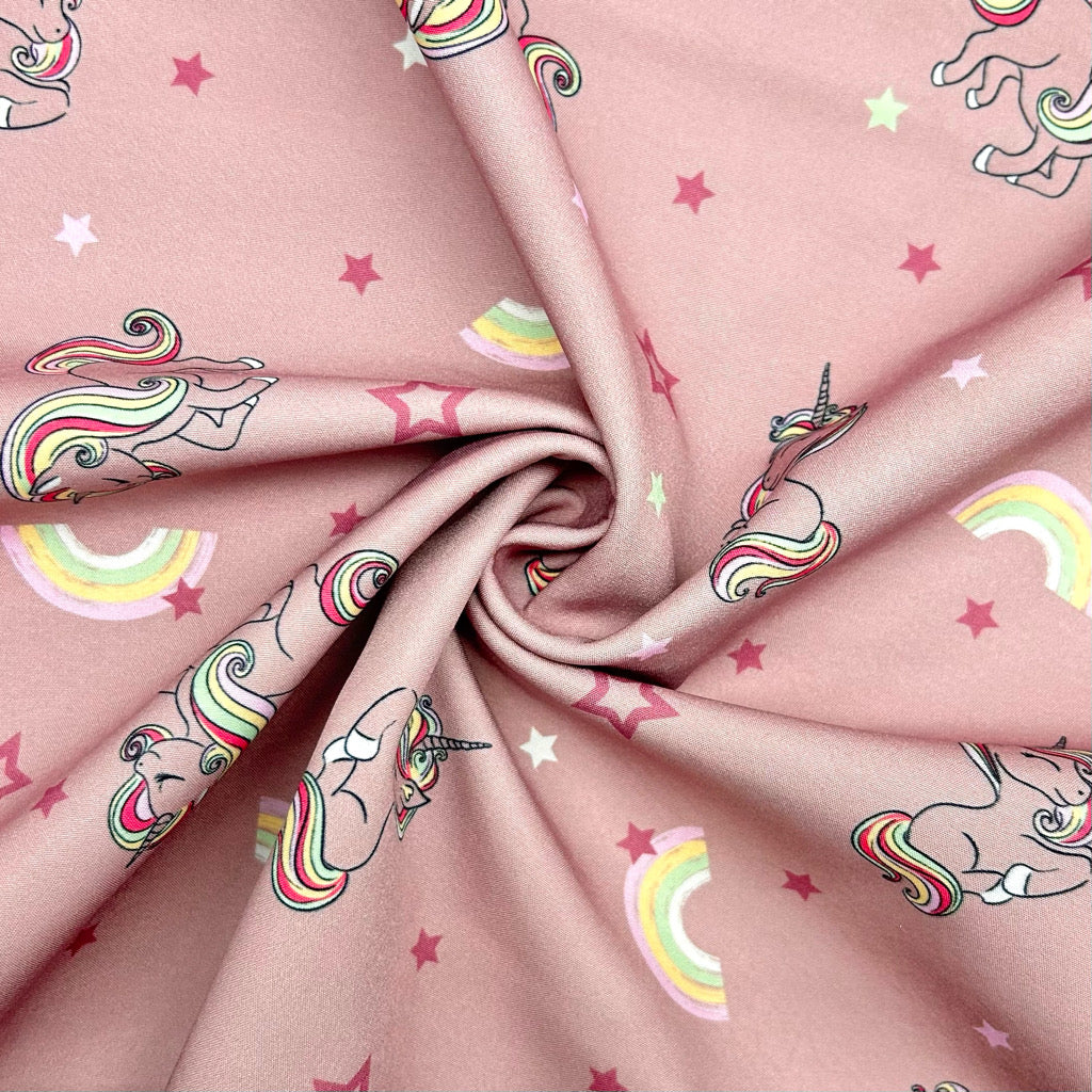 Unicorn Dreams Softshell Fabric