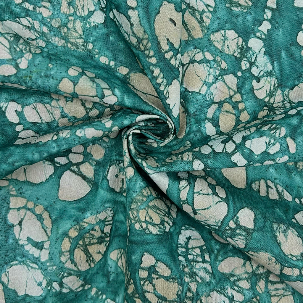 Ocean Pebbles Cotton Batik Fabric