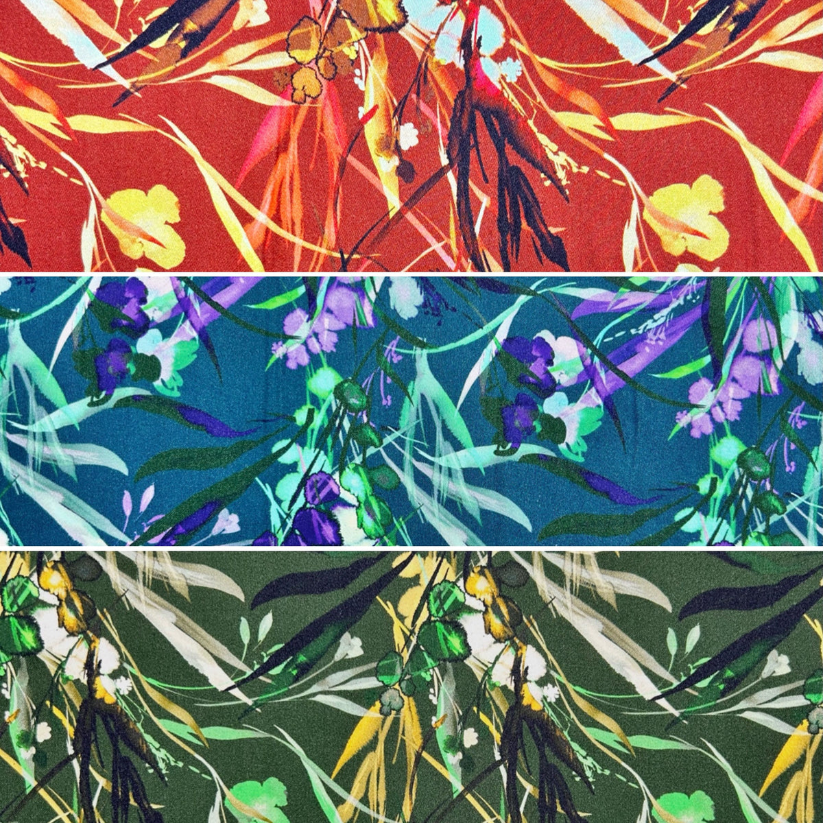 Harvest Glow Viscose Fabric