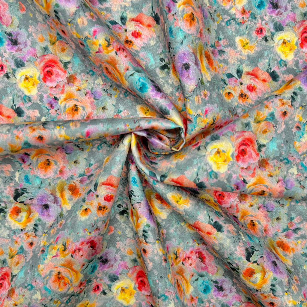 Blossom Dream Cotton Sateen Fabric