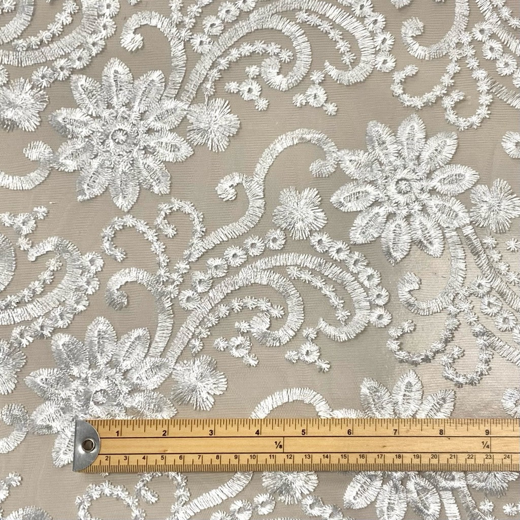 Floral Bridal Lace Fabric