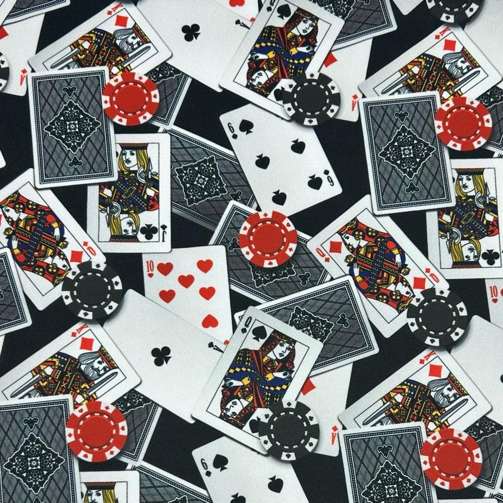 Playing Cards Textiles Playing Cards Suiting Fabric | Best UK Prices | Pound Fabrics