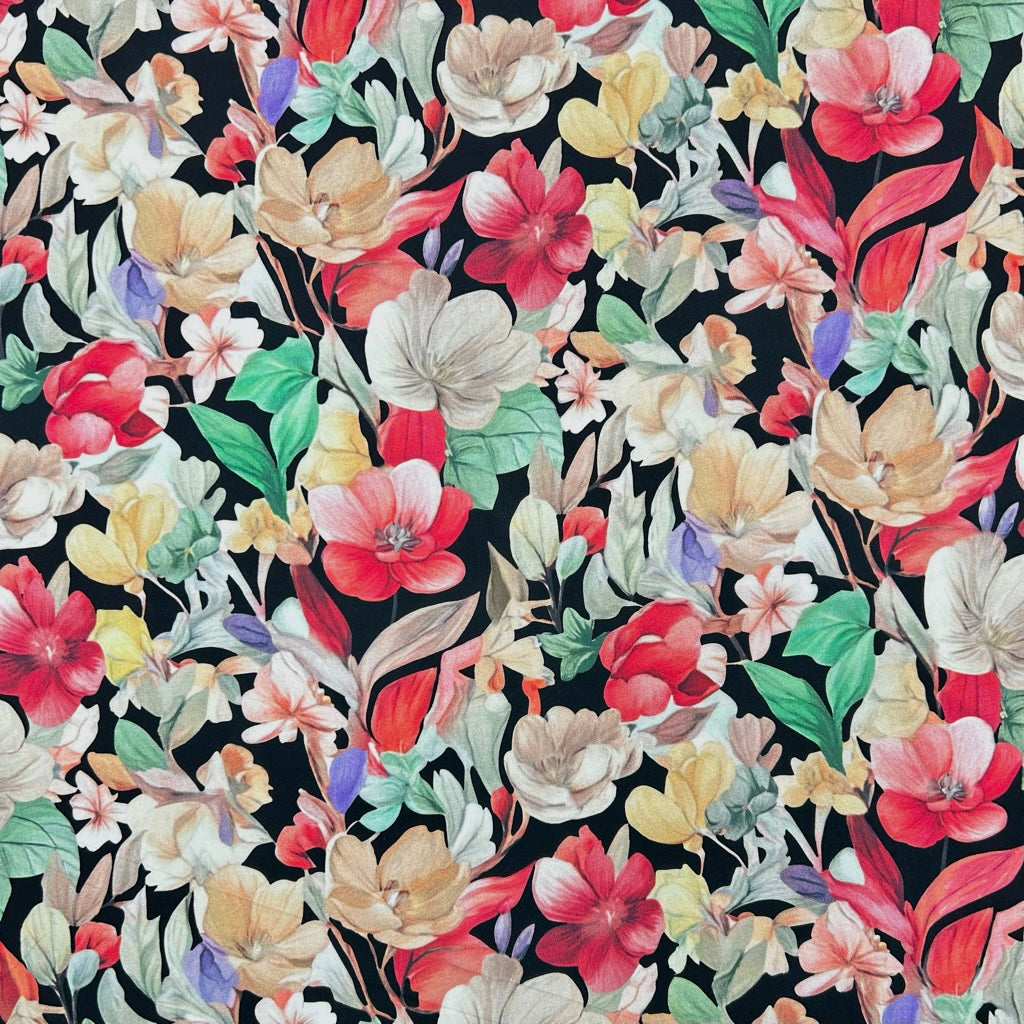 Secret Bloom Viscose Fabric