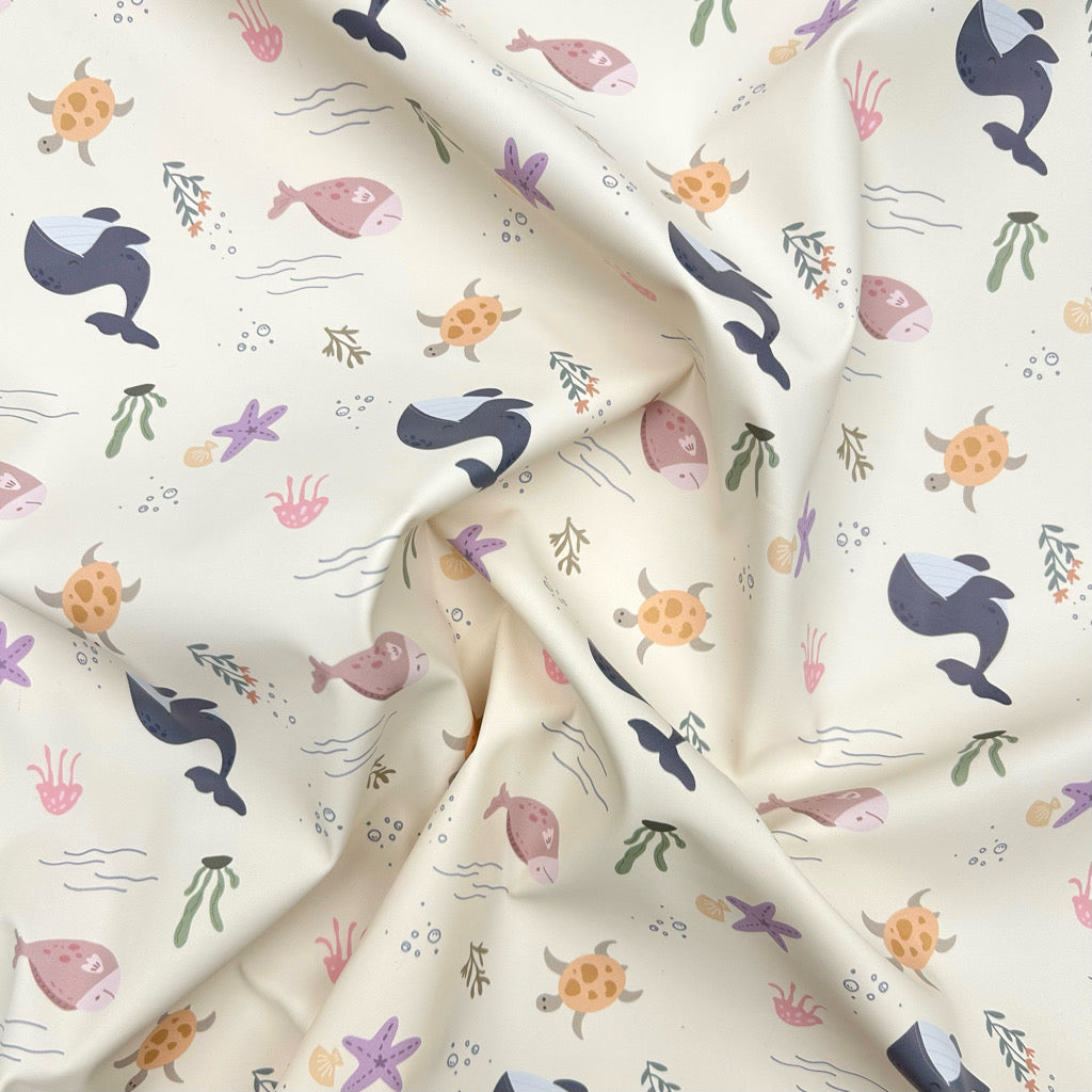 Ocean Friends Raincoat Fabric