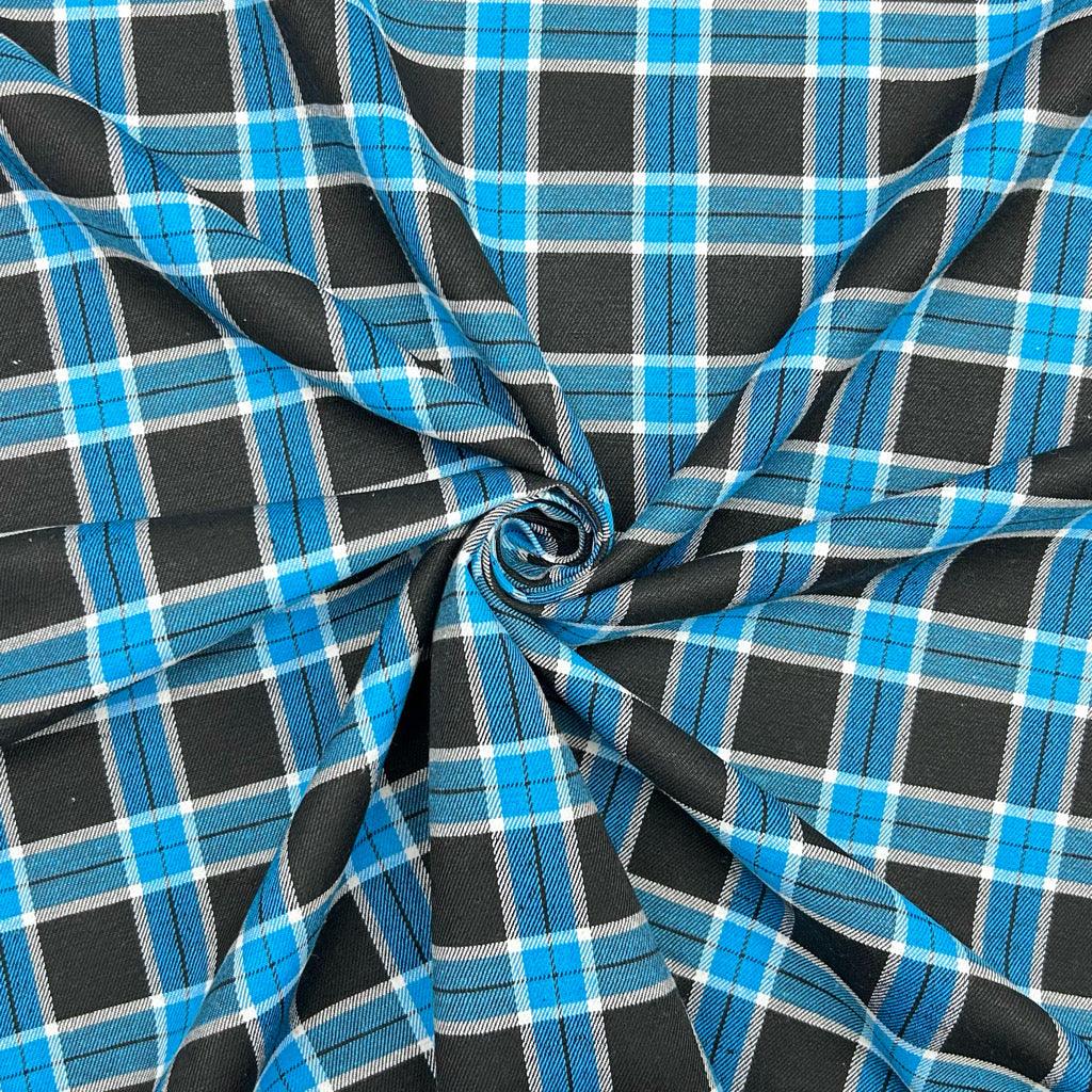 Tartan Brushed Polycotton Fabric - Pound Fabrics