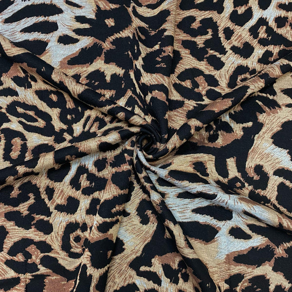 Leopard Print Digital Modal-Touch Jersey Fabric – Pound Fabrics