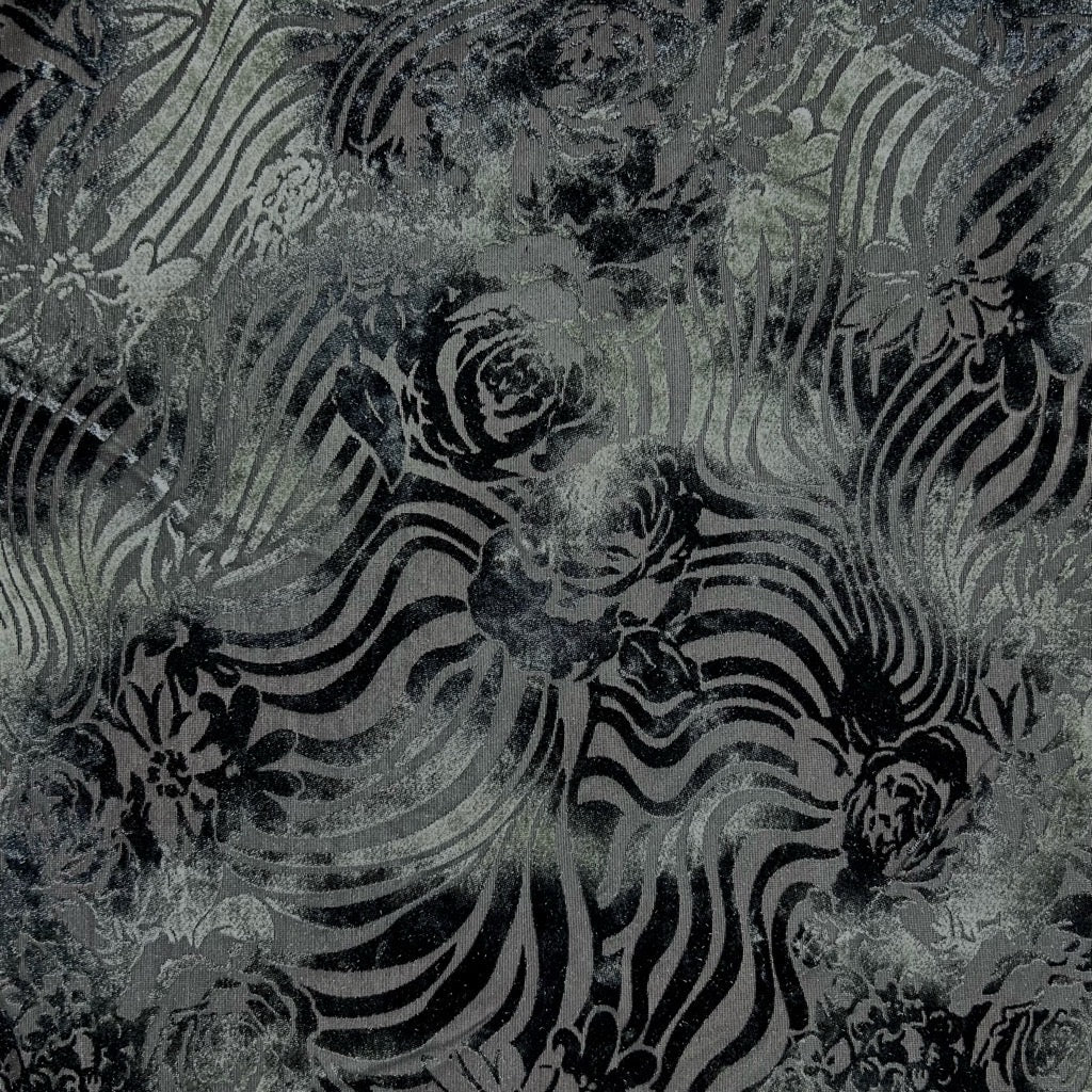 Shadow Play Burnout Velvet Fabric