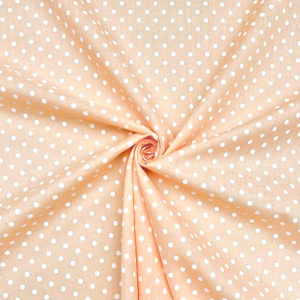 Polka Dots Polycotton Fabric