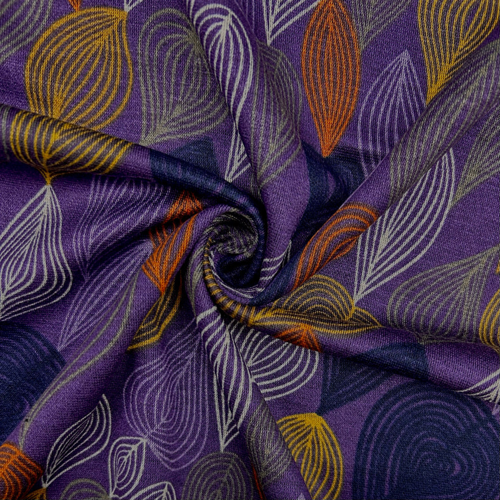 Vivid Vines Digital Modal-Touch Jersey Fabric