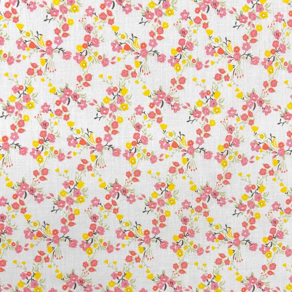 Heirloom Blossom Polycotton Fabric
