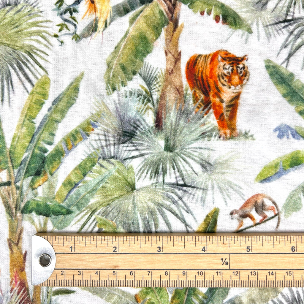 Tropical Tango Brushed Cotton Fabric