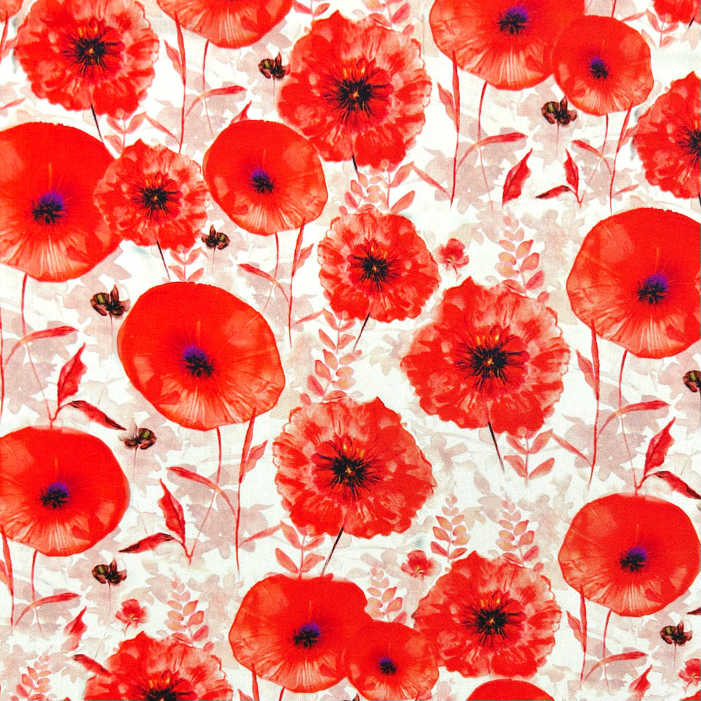 Sunshine Floral Viscose Fabric