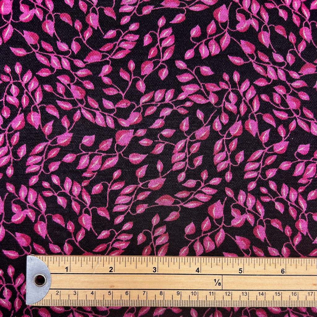 Leafy Branches Digital Modal-Touch Jersey Fabric