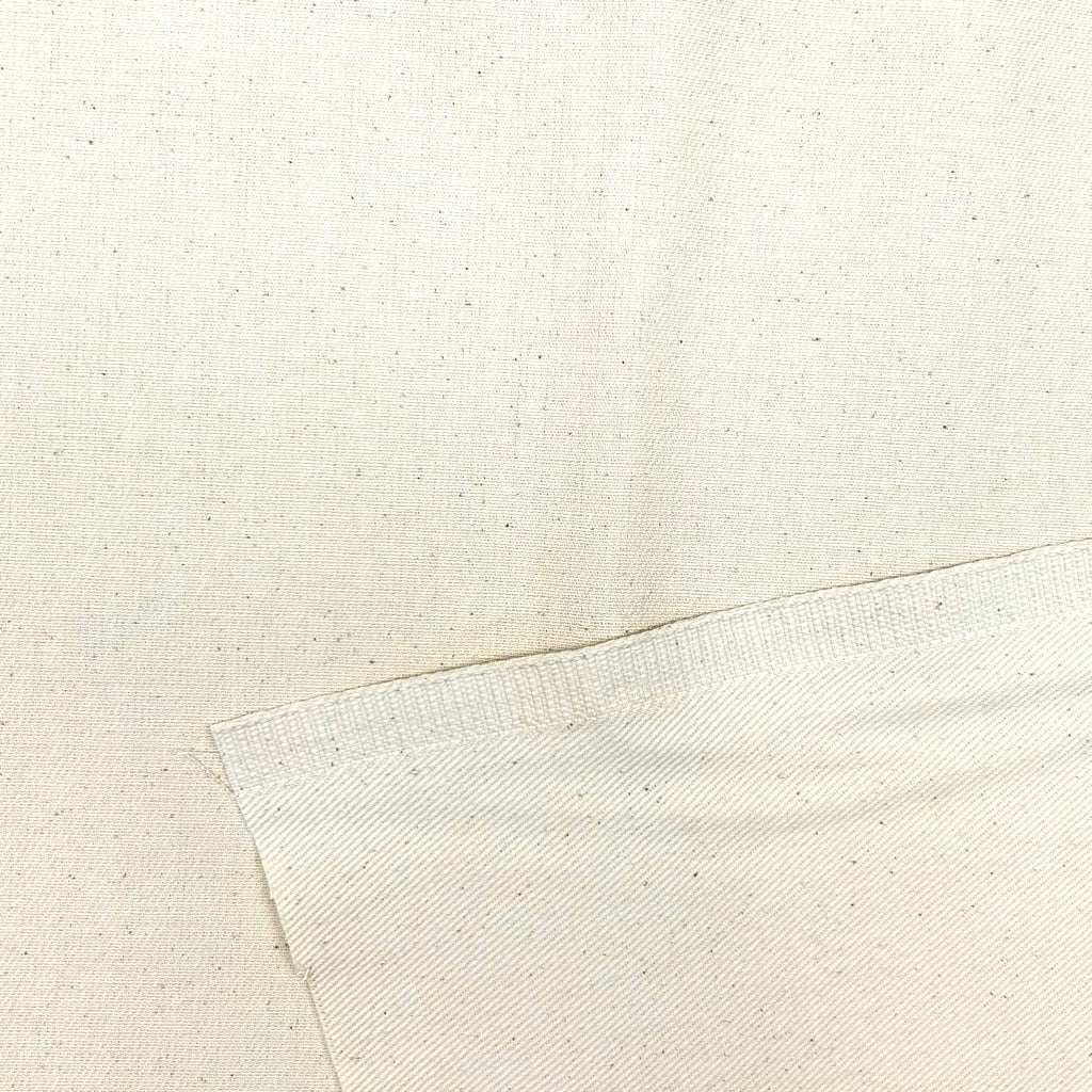 Plain Natural Cotton Drill Fabric