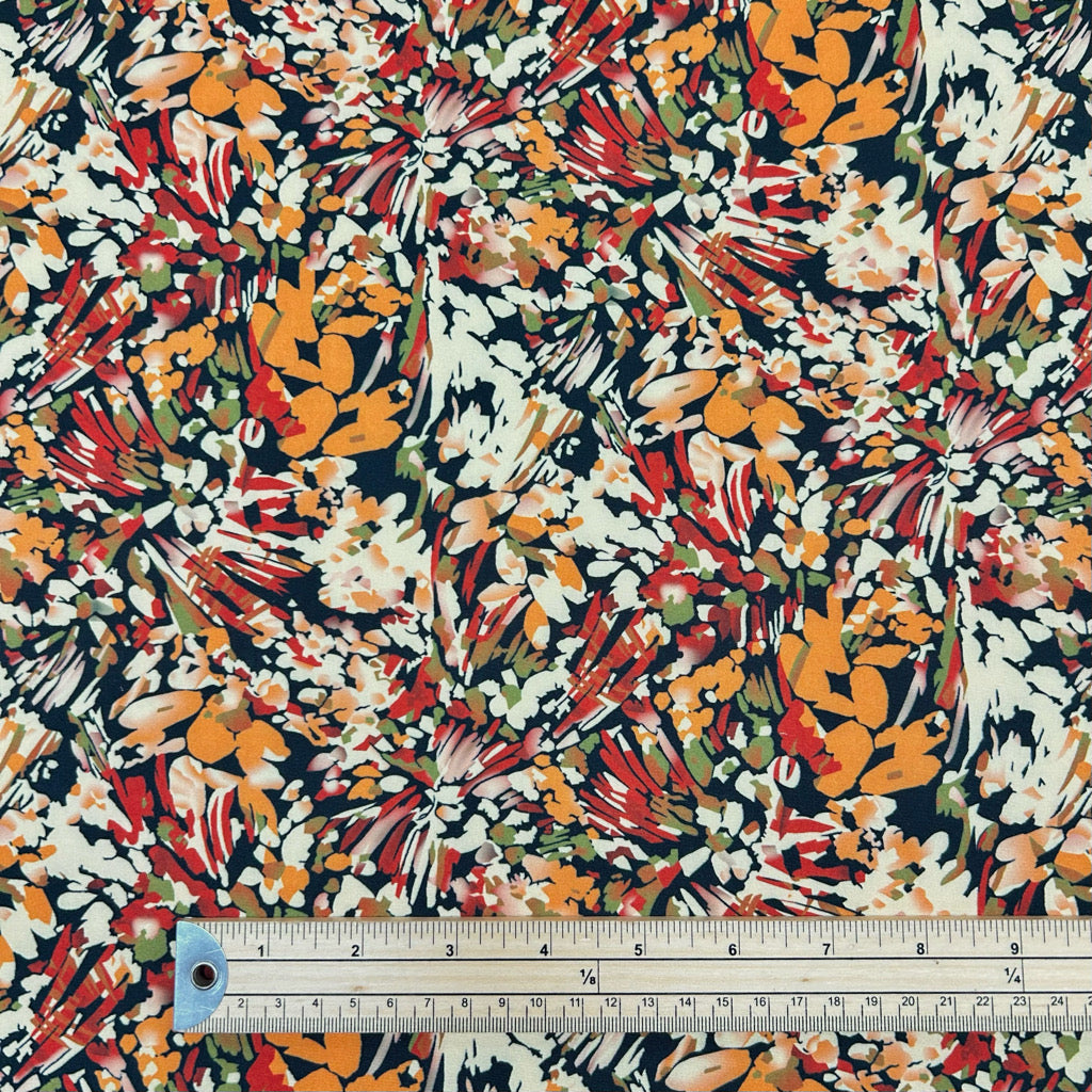 Fall/Autumn Colours Polyester Fabric