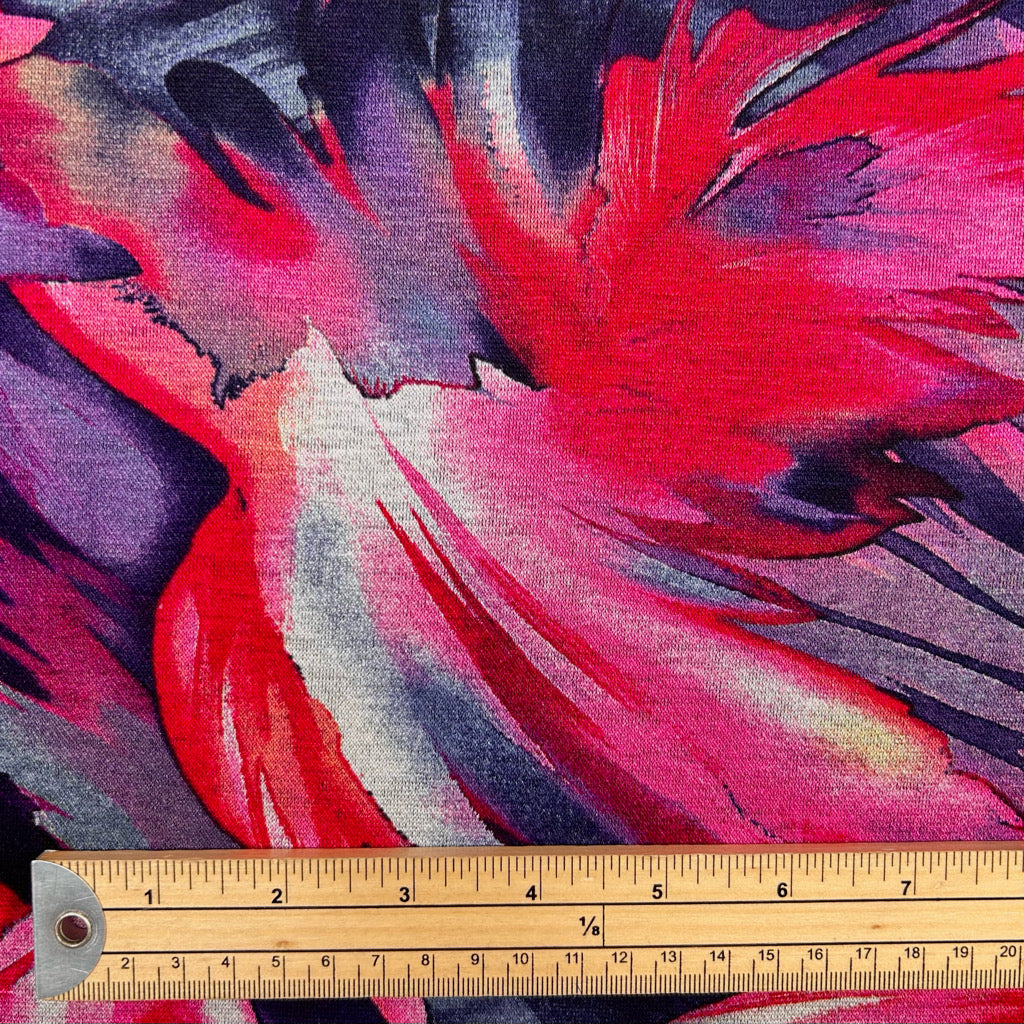 Feathered Garden Digital Modal-Touch Jersey Fabric