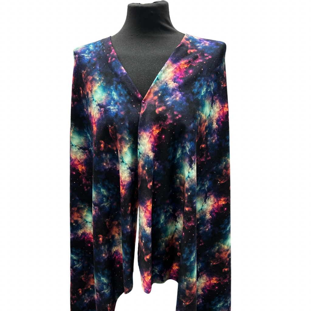 Dark Matter Mist French Terry Fabric