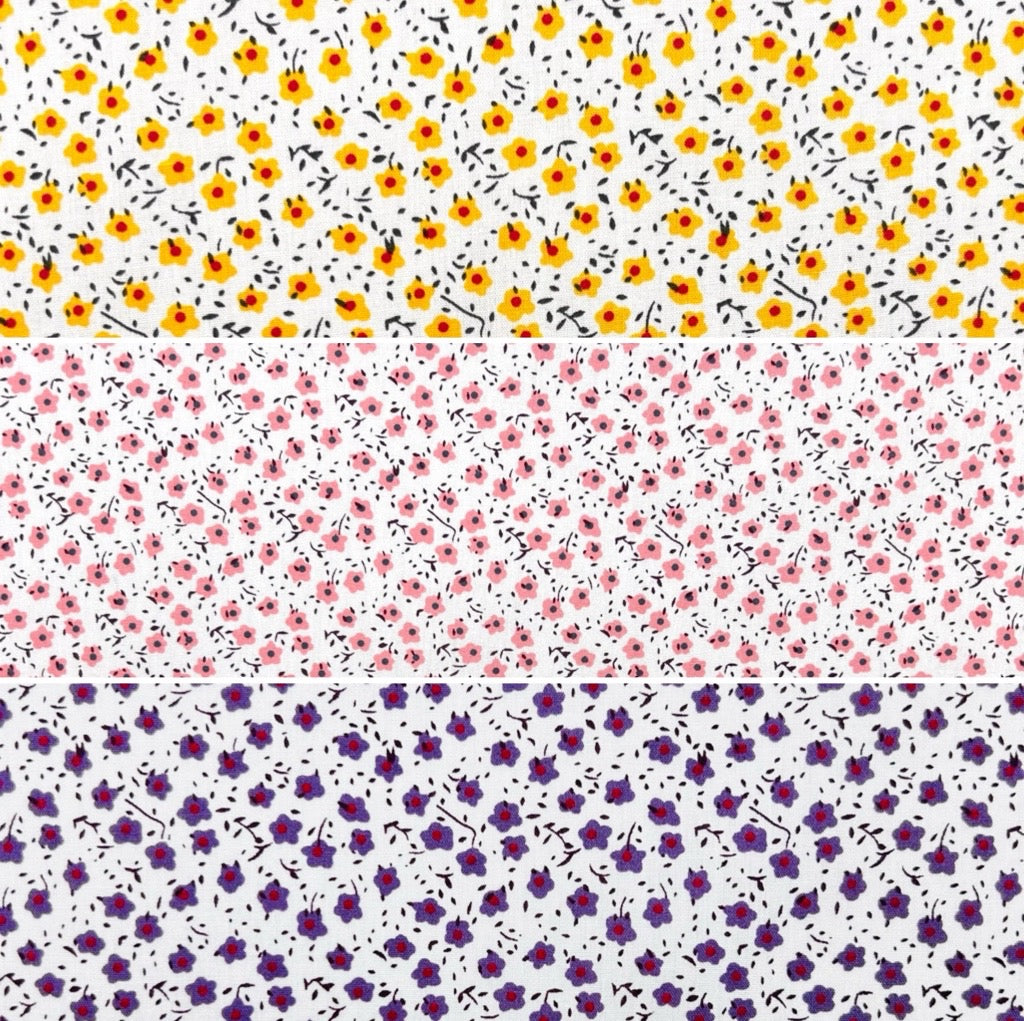 Daffodil Delight Cotton Poplin Fabric