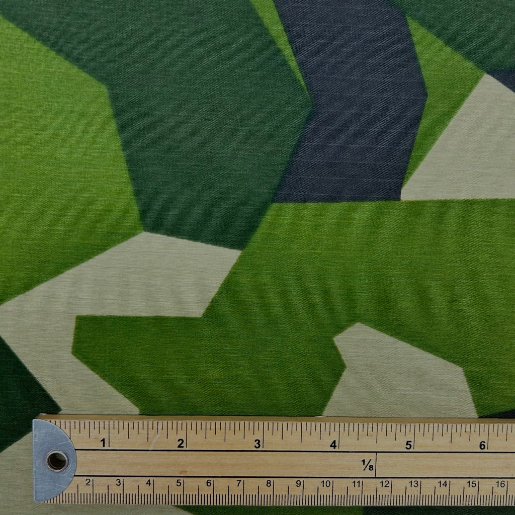 Forest Camouflage Lightweight Polyester Fabric