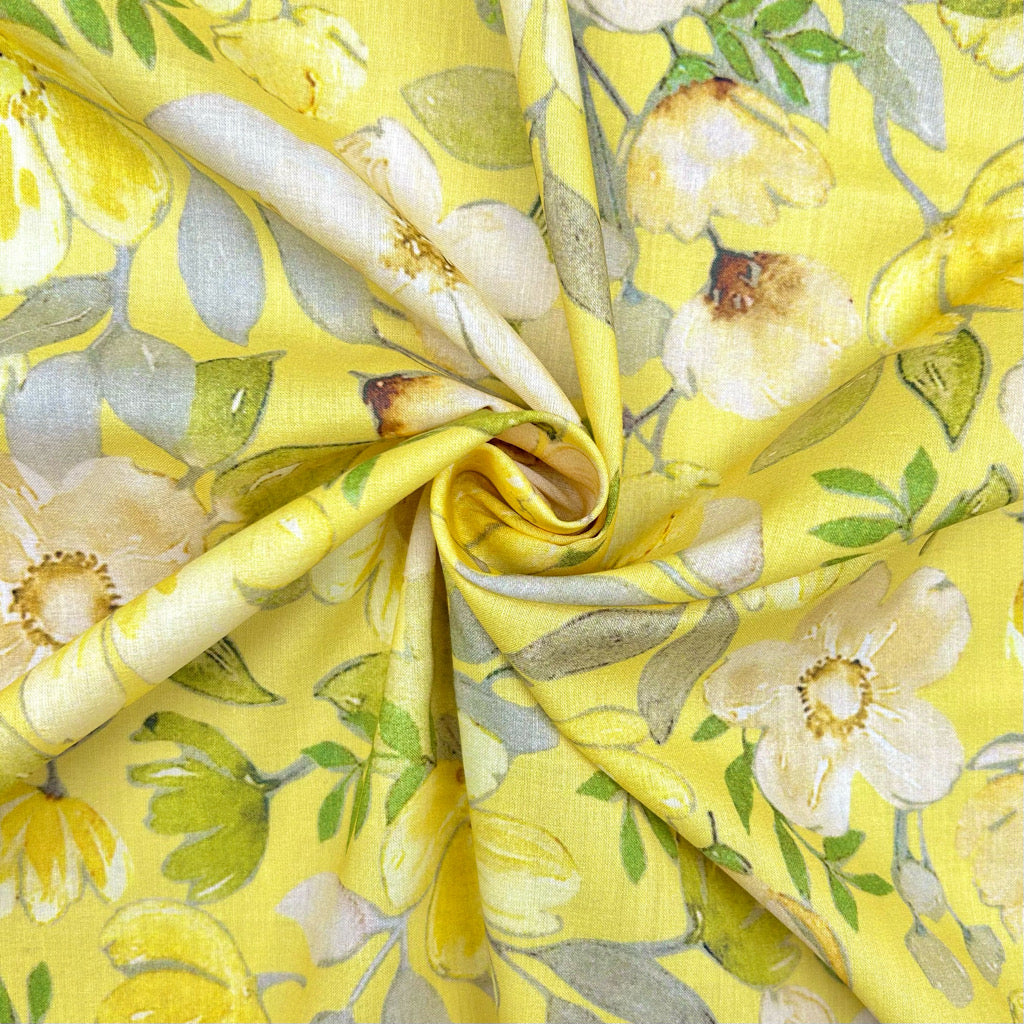 Garden Petal Cotton Lawn Fabric