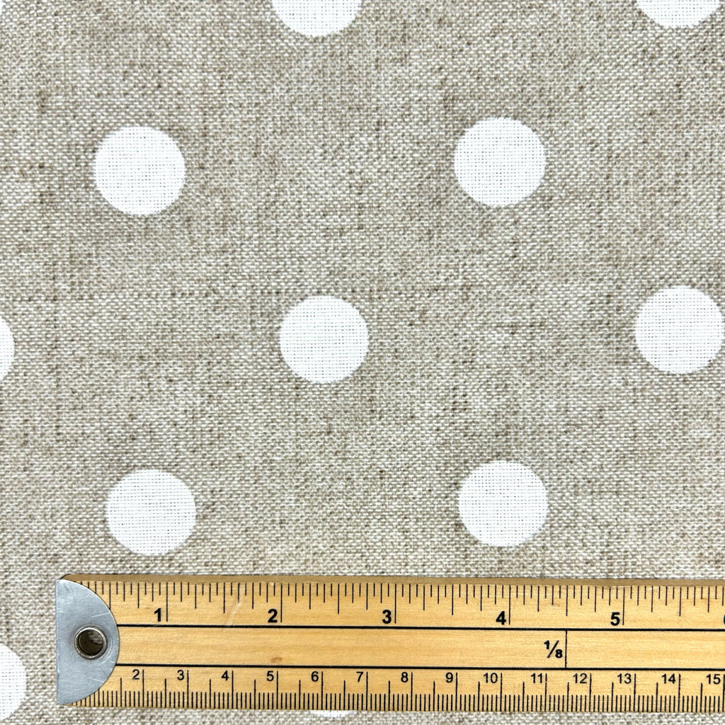 Natural Dots Water Resistant Fabric