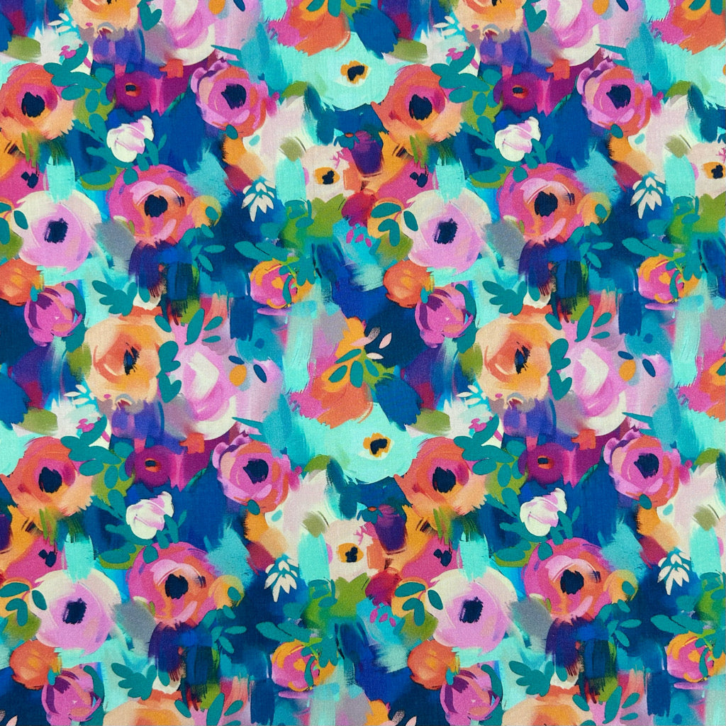 Bloom Burst Cotton Lawn Fabric