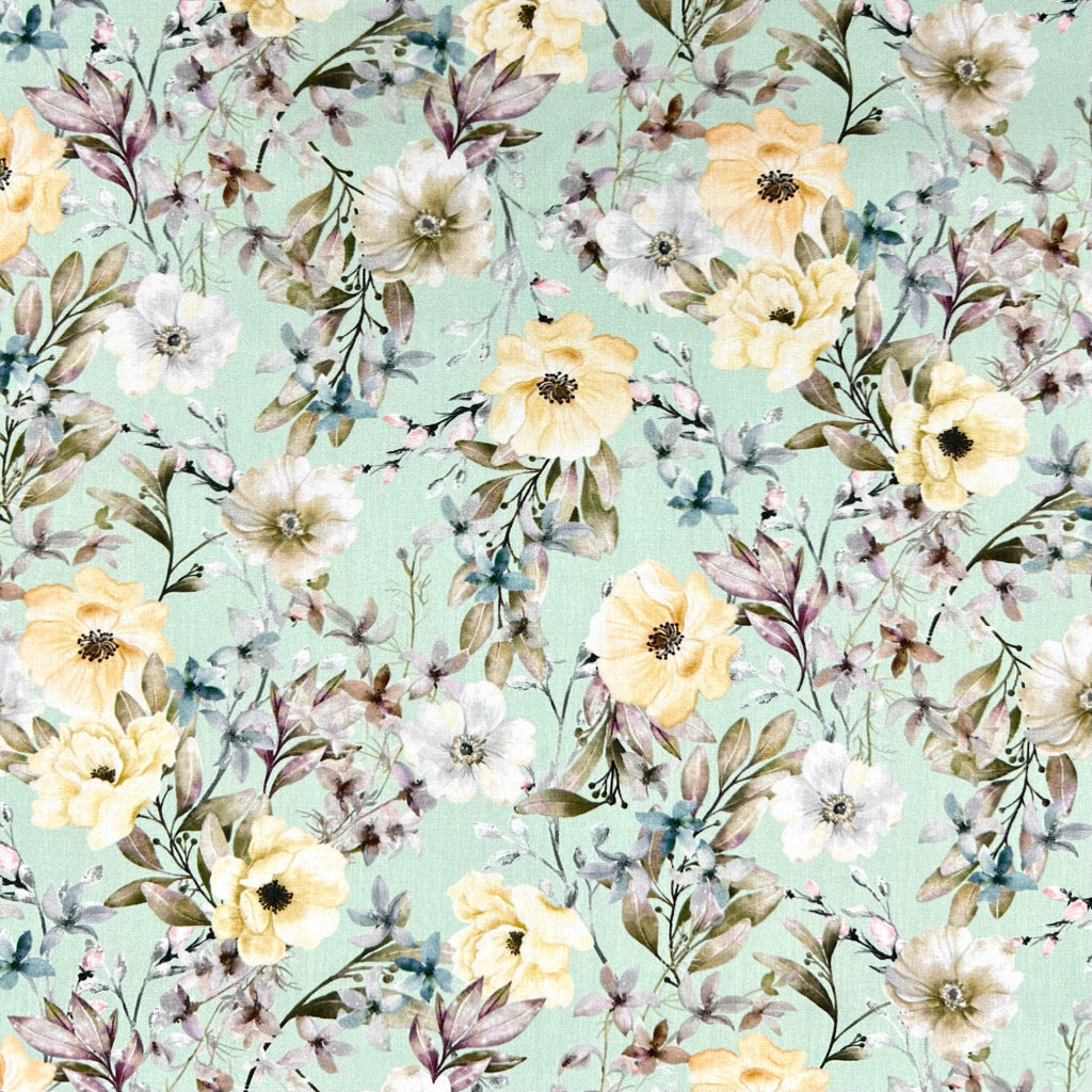 Soft Palette Rose & Hubble Cotton Poplin Fabric