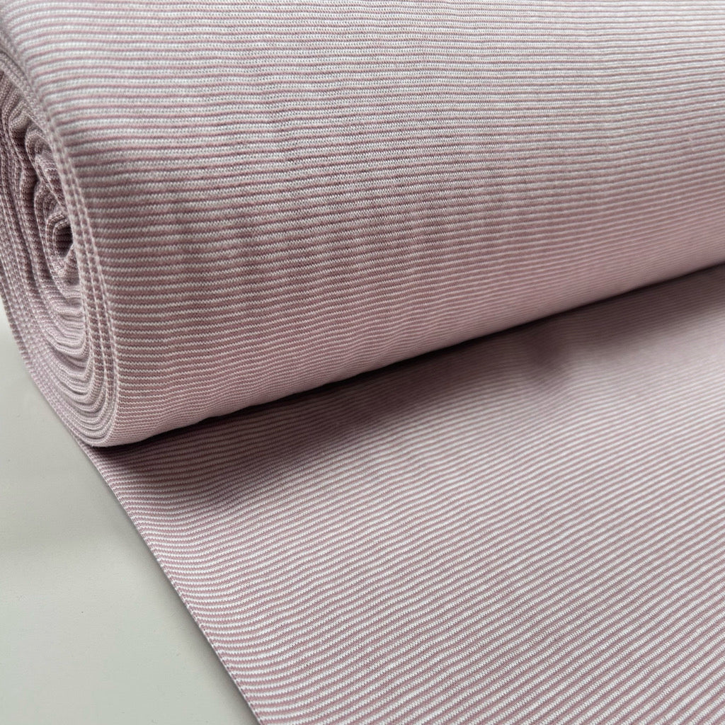 Small Striped Tubular Cuffing Fabric