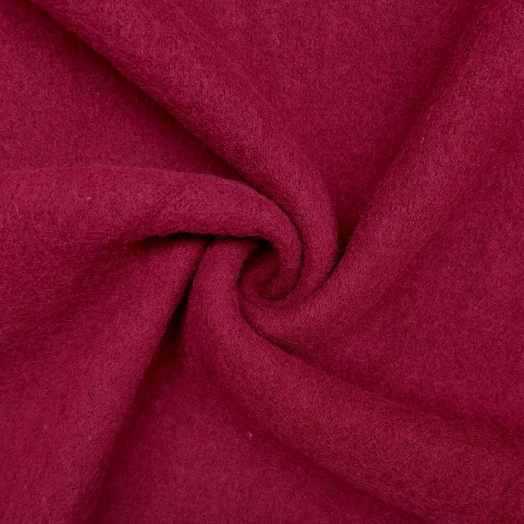 Plain 100% Virgin Wool Fleece Fabric