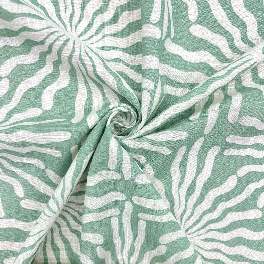 Sun Burst Cotton Viscose Fabric