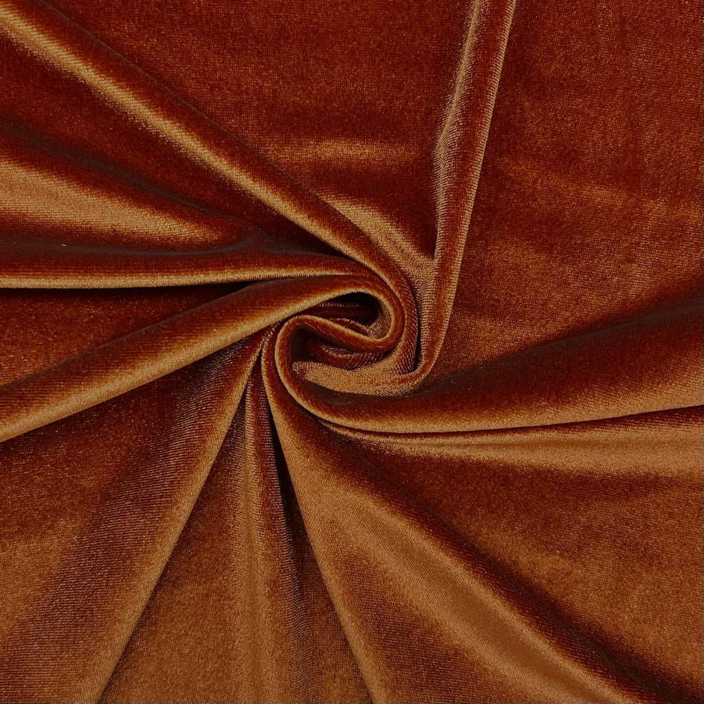 Plain Stretch Velvet Fabric