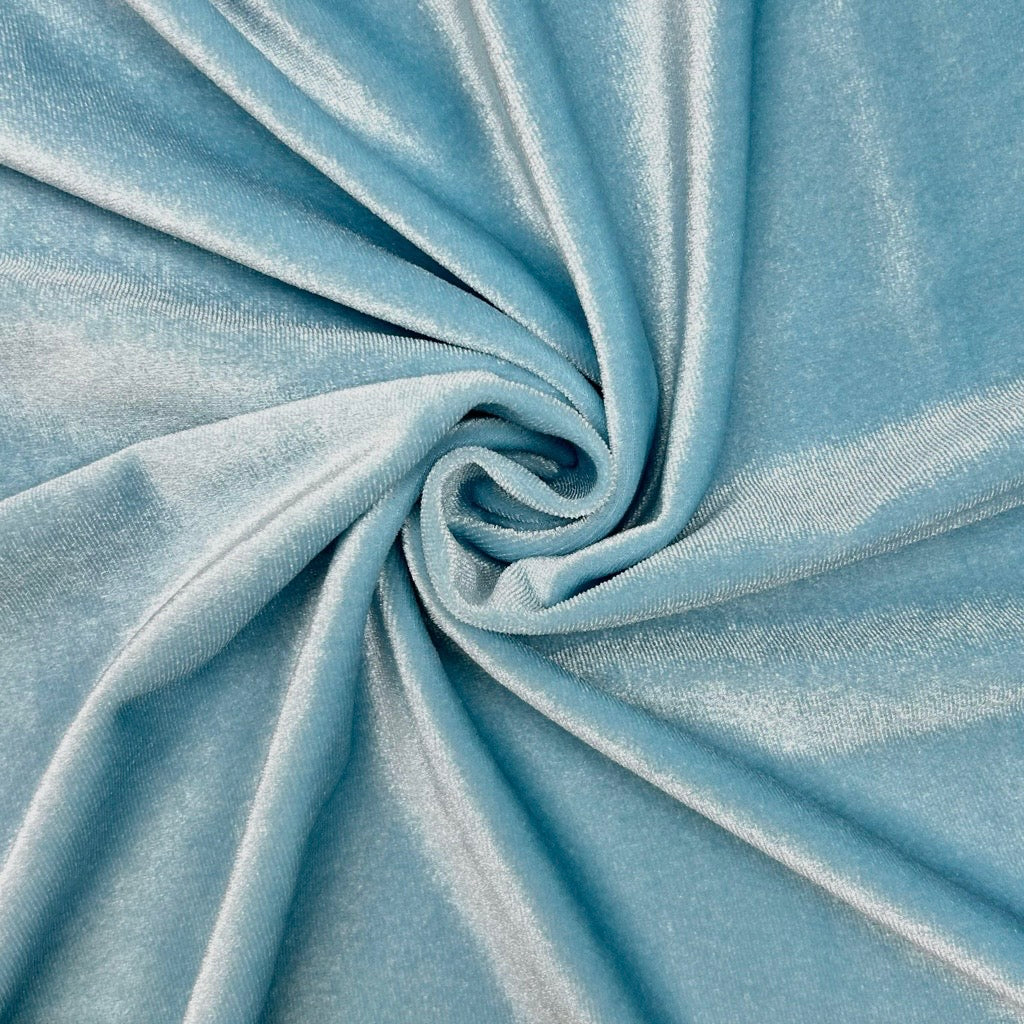 Plain Stretch Velvet Fabric