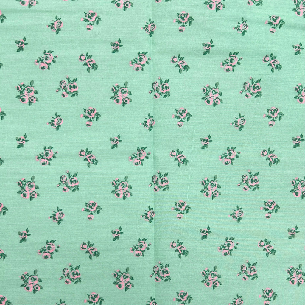 Blush Bouquet Polycotton Fabric - 3m Pre-cut