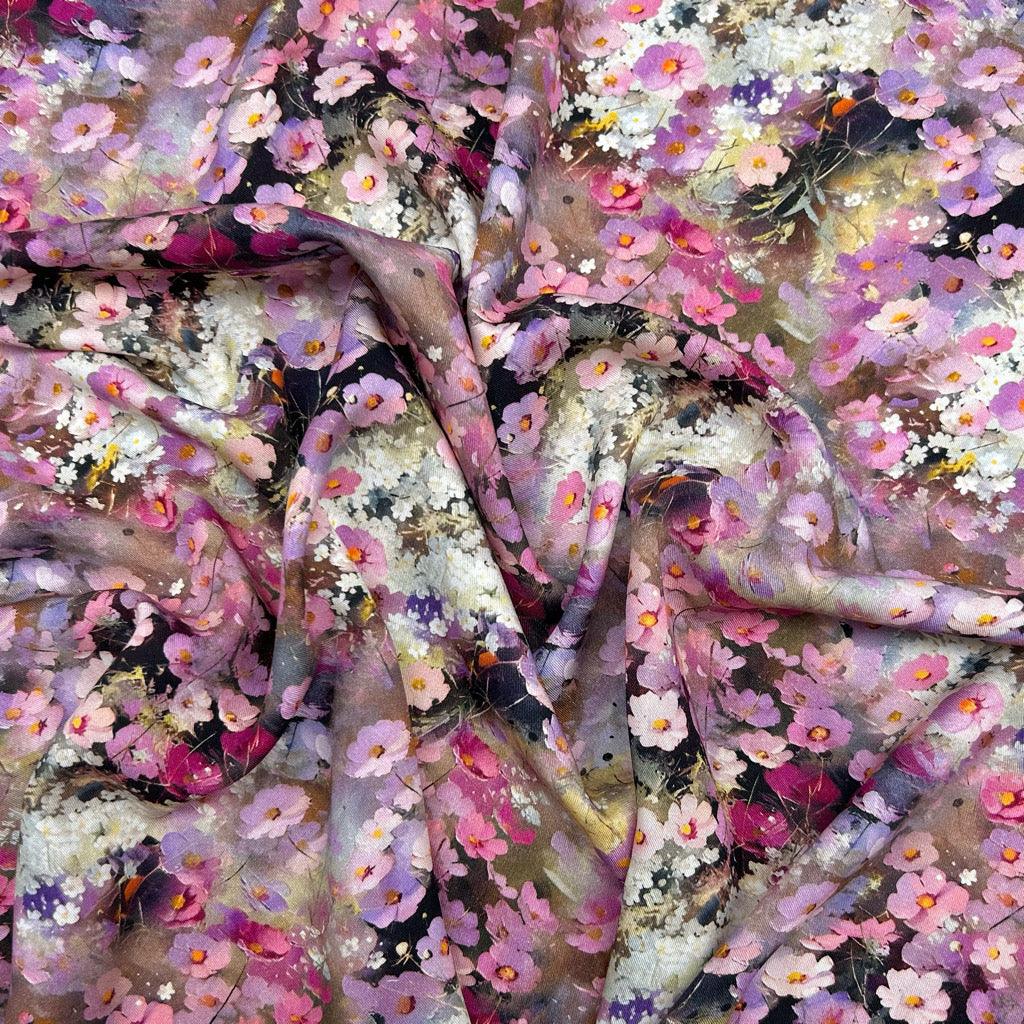 Elegant Gardens Viscose Twill Fabric - Pound Fabrics