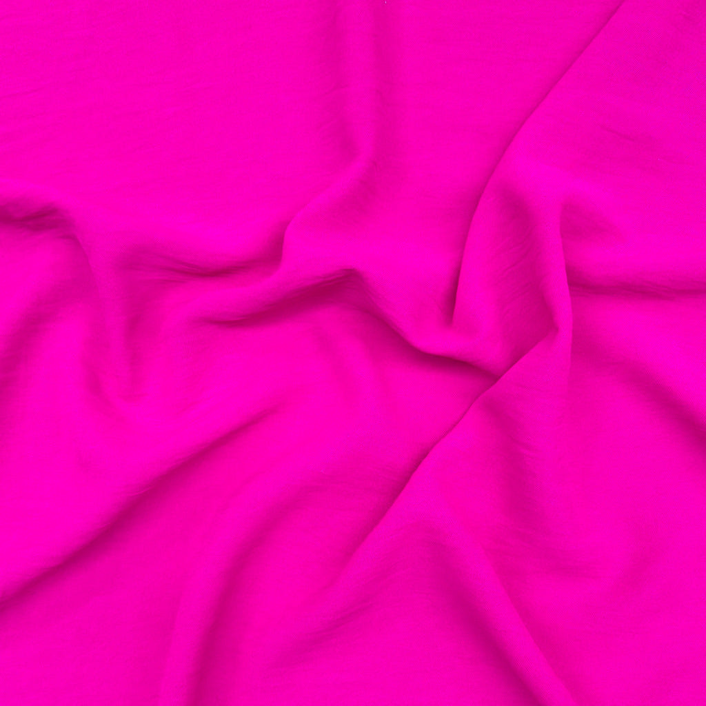 Plain Crinkle Effect Polyester Crepe Fabric