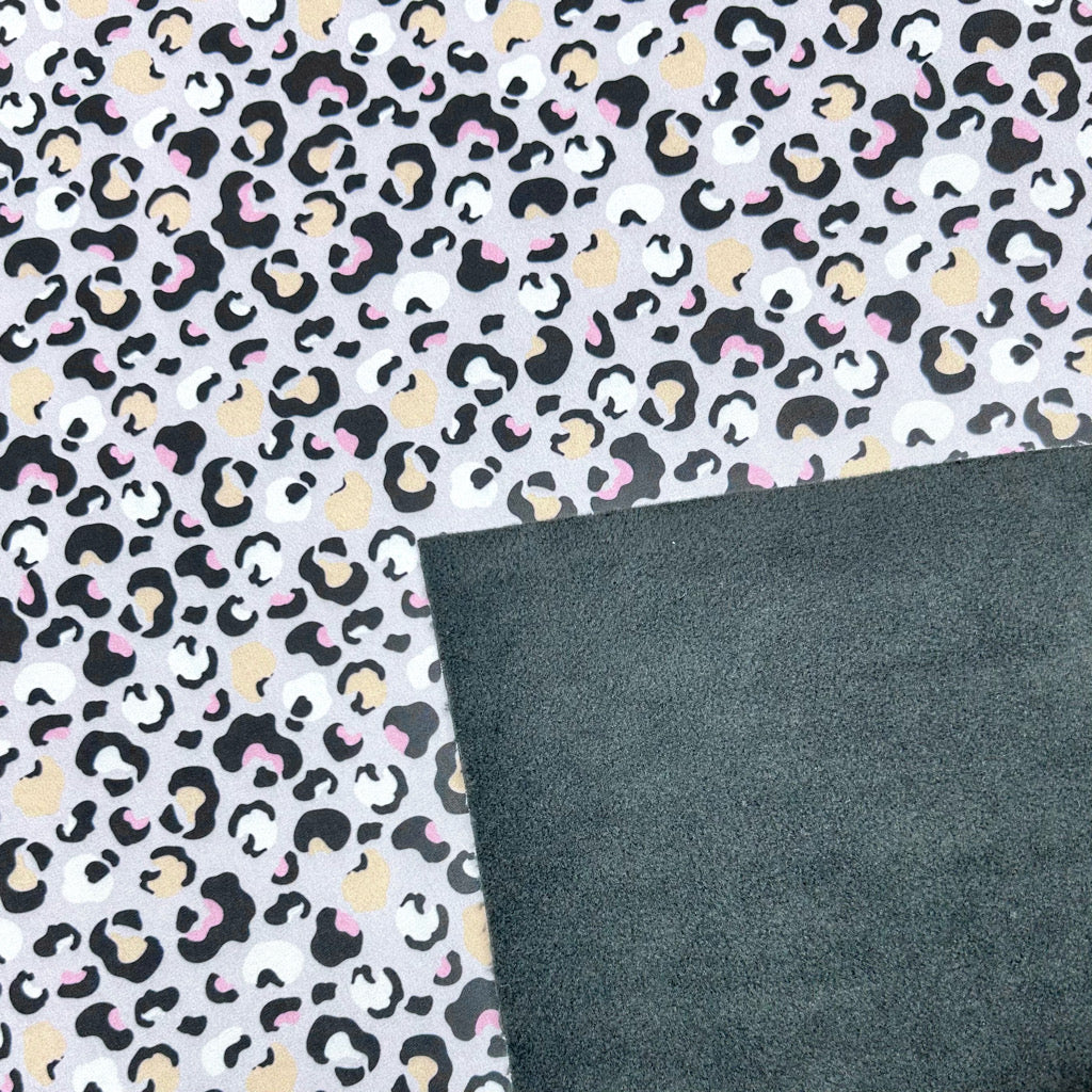 Soft Leopard Softshell Fabric