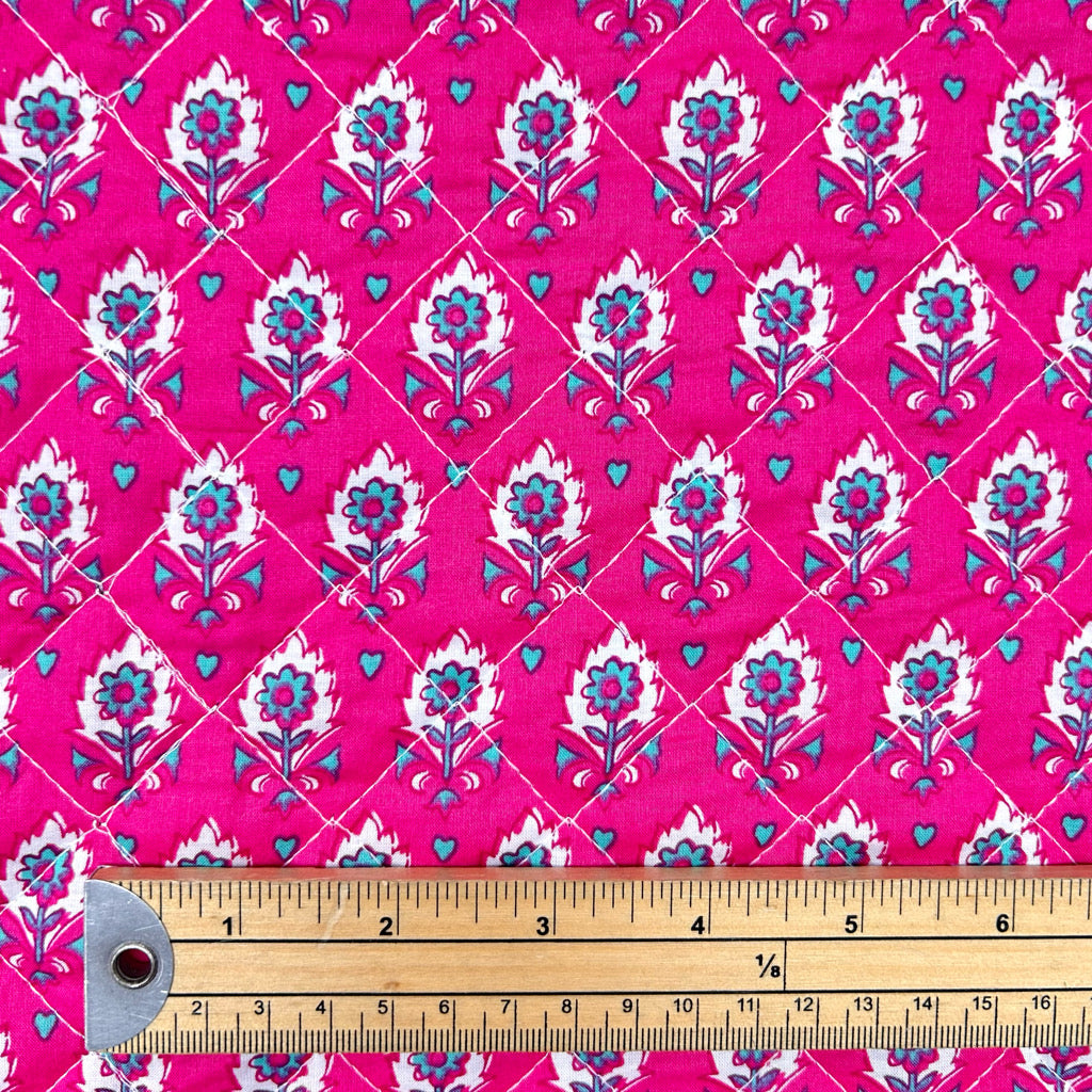 Bloom and Paisley Quilted Cotton Fabric