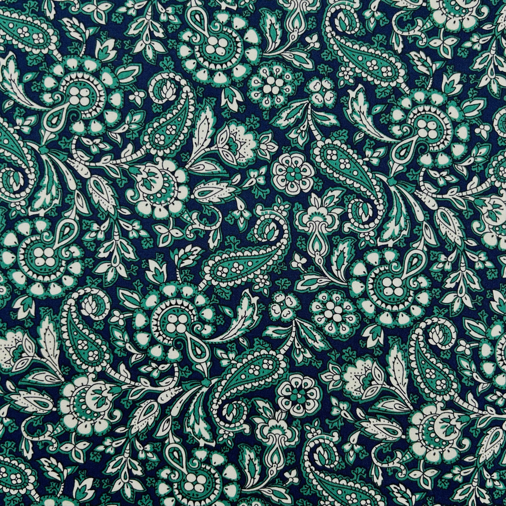 Paisley Botanicals Rose & Hubble Cotton Poplin Fabric