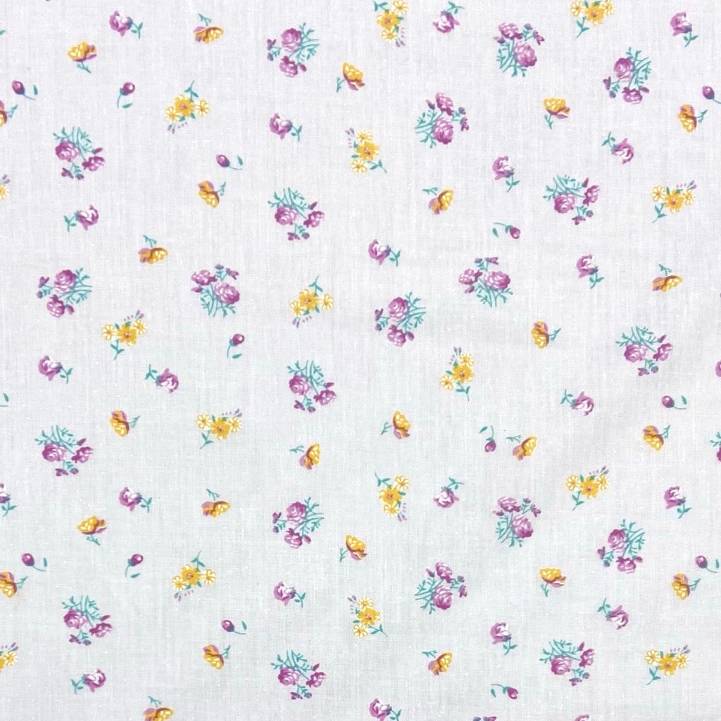 Rose Bouquets Polycotton Fabric