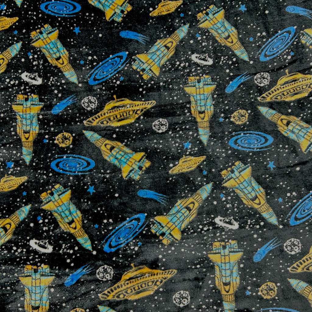 Galaxy Adventure Cuddle Fleece Fabric