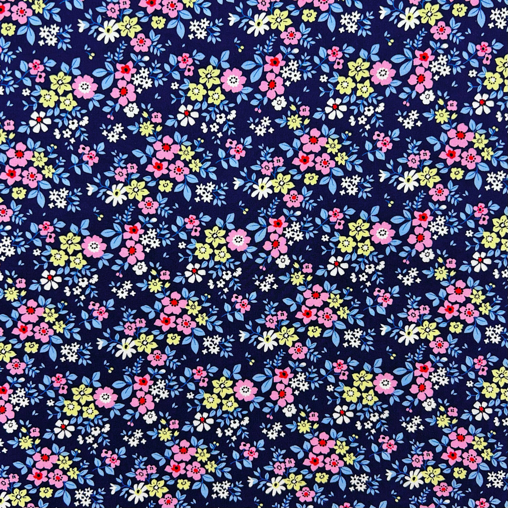 Bloom Buds Viscose Fabric