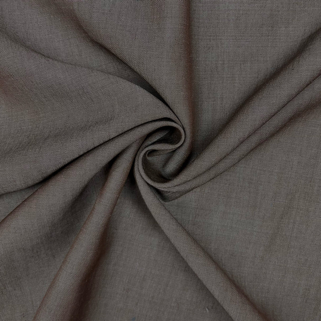 Greyish Brown Wool Suiting Fabric
