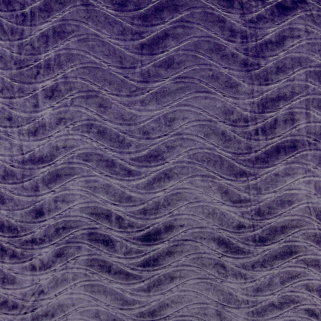 Wavy Tides Stretch Velvet Fabric