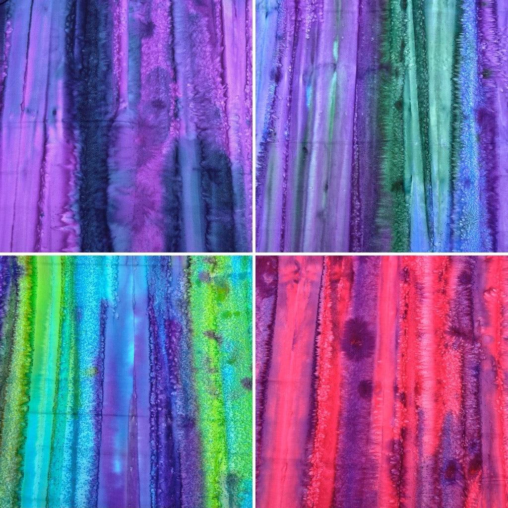 Striped Cotton Batik Fabric - Pound Fabrics