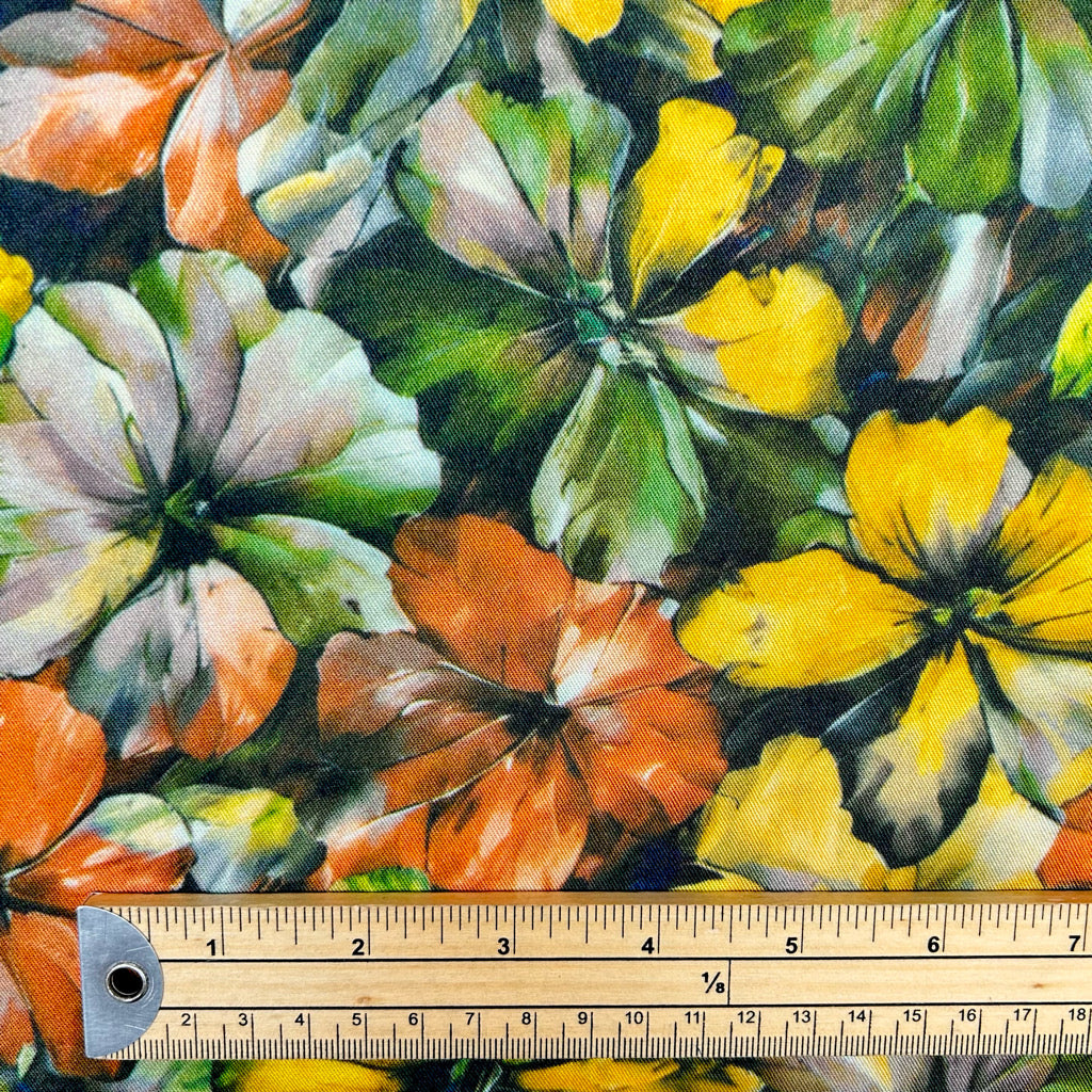 Midnight Muse Viscose Twill Fabric